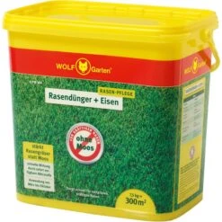 Wolf-Garten L-PM 300 Rasendünger, Extra Eisen, 7,5 Kg Für 300m²