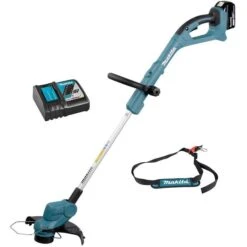 Makita Rasentrimmer DUR193RF, Akku, 18V/3Ah, 1Akku, Teleskopstiel, Schneidkopf: 1Faden