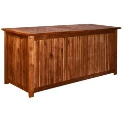 CASARIA Auflagenbox 101835, Akazienholz, Braun, 117 X 59 X 50 Cm