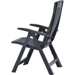 VidaXL Gartenstuhl 48761, Kunststoff, Hochlehner,verstellbar,anthrazit,klappbar,2 Stück -DEUDORFF Geschäft c6134bb8f31f6426df4998163d32ecdef3a222f3 gartenstuhl vidaxl 48761 kunststoff