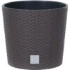 Prosperplast Übertopf Rato Round Umbra, Ø 25 X H 22 Cm, Rund, Polyrattangeflecht 1 Prosperplast Übertopf Rato Round Umbra, Ø 25 X H 22 Cm, Rund, Polyrattangeflecht -DEUDORFF Geschäft cc94c46de3f8fb2a15305bb9b5fa923c6e854a43 uebertopf prosperplast rato round umbra