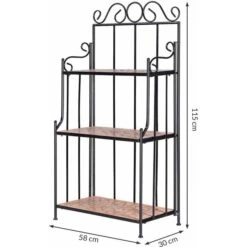 Deuba Blumenregal 101288, Terracotta, Metall, 58 X 30 X 115 Cm -DEUDORFF Geschäft eaecc530f1d31eed6c7b588297629c6bb9cfd549 blumenstaender deuba 101288 terracotta